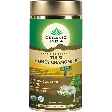 Tulsi Honey Chamomile Biri Arbata 100 G AjurShop