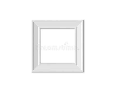 Square Mock Up Picture Frame in Black Hanging on Concrete Wall Simple ...