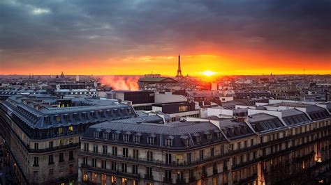 architecture, Old building, City, Capital, Europe, Sky, Clouds, Paris, France, Eiffel Tower ...