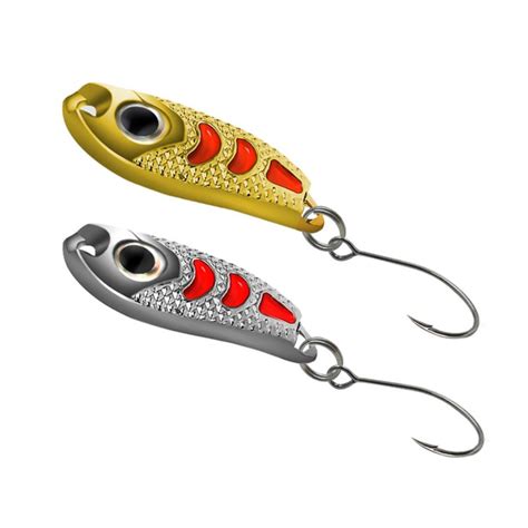 Paquete X 2 Cucharas Ondulantes Ciclope Ojos 3D Ideales Para La Pesca