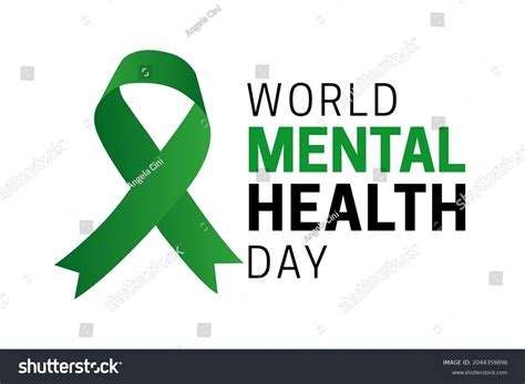 Mental Health Awareness Month Sign Icon Stock Vector Royalty Free