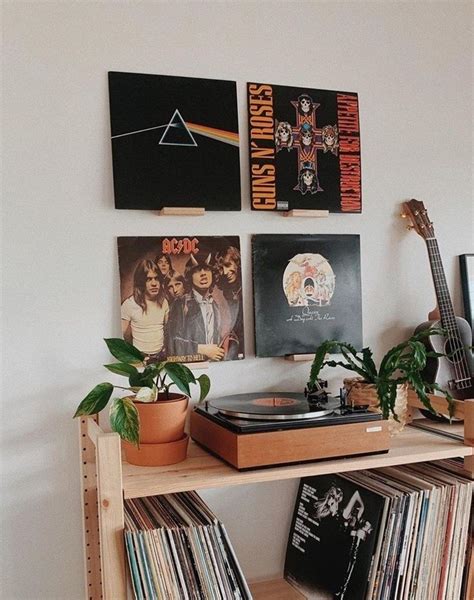 Aesthetic Room Decor, Record Wall Decor Aesthetic, Music Bedroom ...