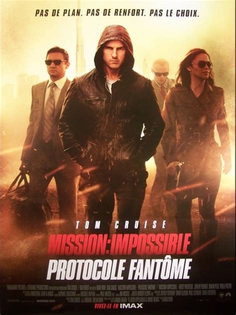 Affiche Du Film Mission Impossible Protocole Fantome A Mission