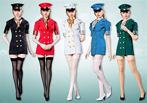 Hiplay 1 6 Scale Female Figure Doll Clothes Handmade Flight Attendant