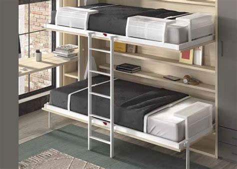 Cama Abatible Horizontal 90 105 Doble