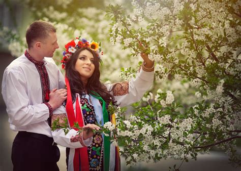 Свадьба в украинском стиле - украинская народная традиционная свадба