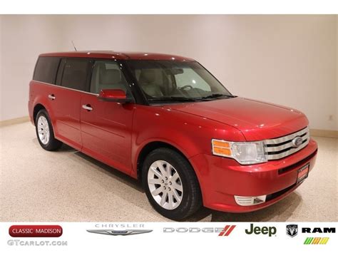 2010 Red Candy Metallic Ford Flex Sel Awd 138488609 Photo 2