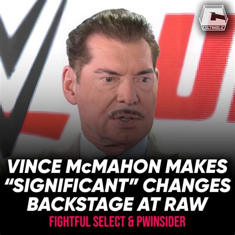 Cultaholic Wrestling On Twitter Vince Mcmahon Was Reportedly