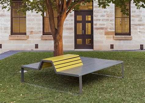 Linea Curved Bench Street Furniture Australia