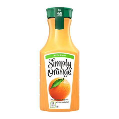 Simply Orange With Pulp Juice Simply Beverages™ Canada