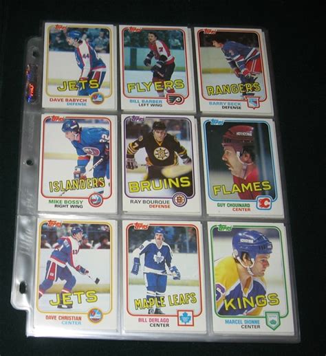 Lot Detail Topps Hockey Complete Set