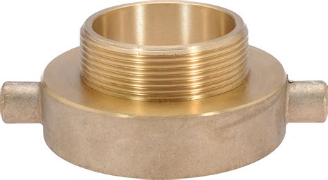 2 12 Nst Nh Female X 2 Npt Male Fire Hydrant Hose Adapter Brass Fire Equipment