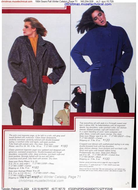 1984 Sears Fall Winter Catalog Page 71 Catalogs And Wishbooks