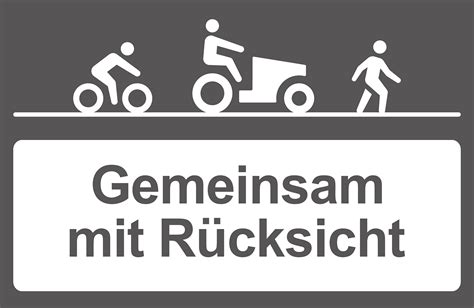 Neue Bodenmarkierung F R Vom Radverkehr Genutzte Wirtschafts Rad