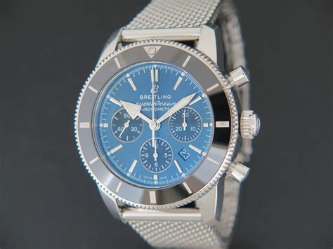 Breitling Superocean Heritage Ii B01 Chronograph Blue Dial Ab0162