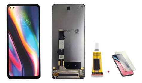 Tela Touch Lcd Para Moto G 5g Plus Xt2075 Cola Pelicula Frete grátis