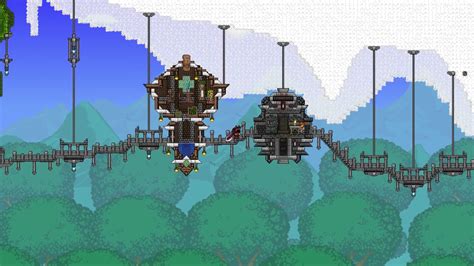 Terraria Magical Floating Island Build Youtube