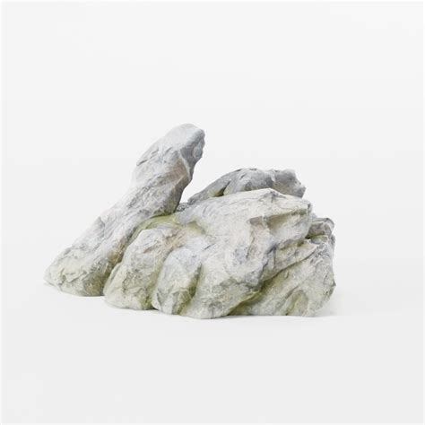 Large Rock Stone Boulder Terrains Models Blenderkit