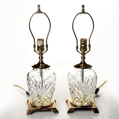 Pair Of Waterford Crystal Kilkenny Table Lamps Sold At Auction On 29th October Bidsquare