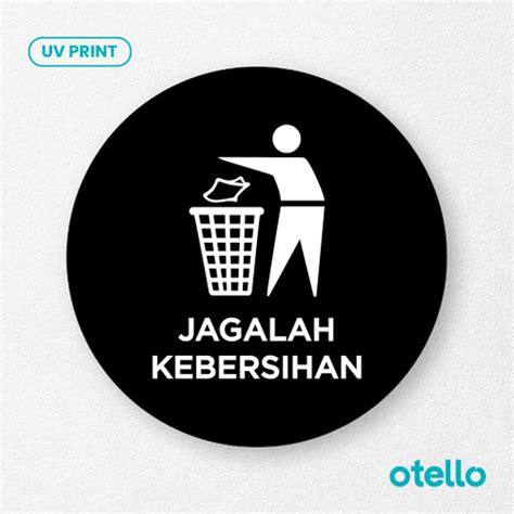 Jual Jagalah Kebersihan Sign Board Akrilik Acrylic Signage Label