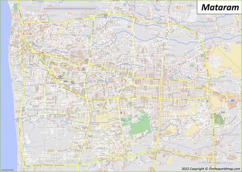 Mataram Map | Indonesia | Detailed Maps of Mataram