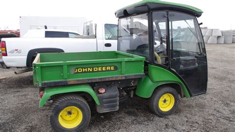 Lot 219 2007 John Deere 2030 Pro Gator Turf Truck With Hydraulic Dump Box Lot 219 Youtube