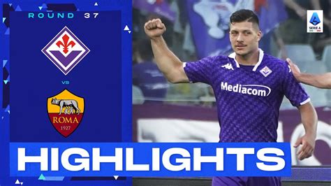 Fiorentina Roma La Viola Comeback From Behind Goals Highlights