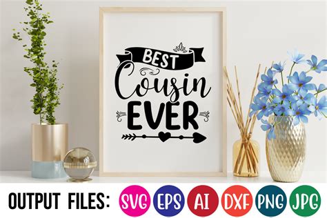 Best Cousin Ever Graphic By Retro Gallery Creative Fabrica