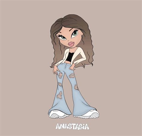 Personalised Bratz Doll Drawing Etsy