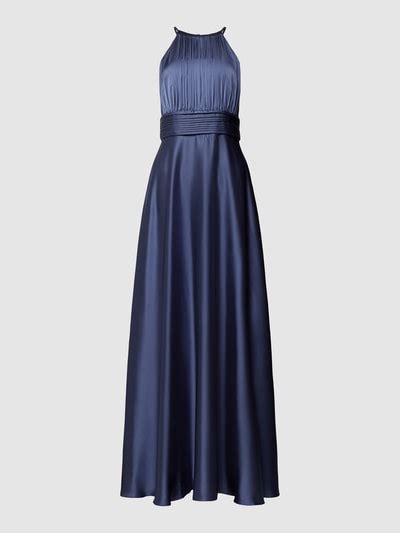 Jake S Cocktail Abendkleid Mit Plisseefalten Rauchblau Online Kaufen