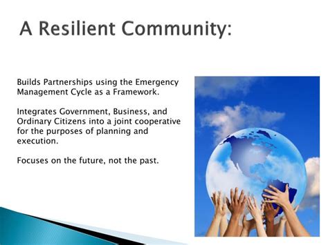 Ppt The Resilient Community” Partnership Powerpoint Presentation