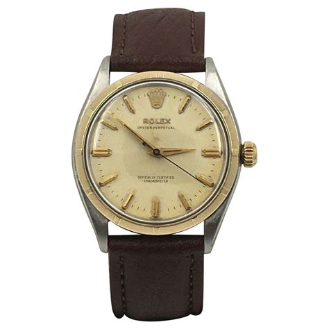 Vintage Rolex Oyster Perpetual 18 Karat Yellow Gold Watch 1976 At 1stDibs