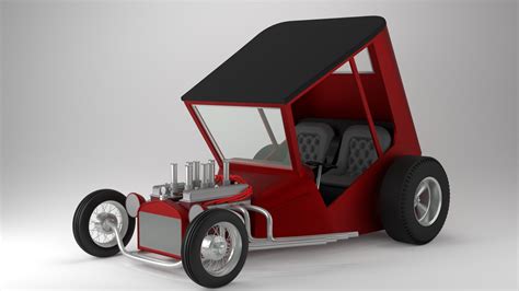 3D Custom Hot Rod Uncertain T Model TurboSquid 1655327