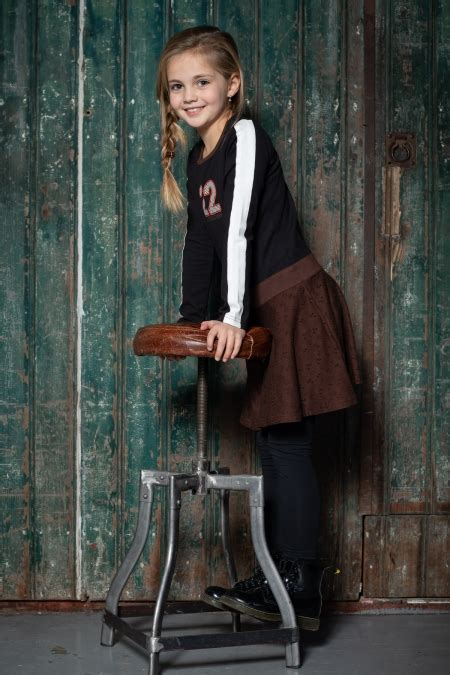 Lovestation22 jurk Laura chestnut brown (B22-815) | Mini & More