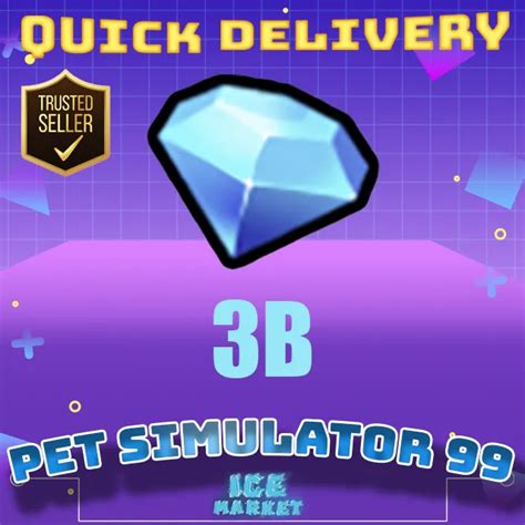 3b Gems Pet Simulator 99 Game Items Gameflip