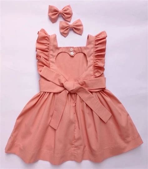 Vestido Infantil Terracota Elo7 Produtos Especiais