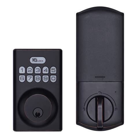 Qolsys Iq Lock Iqdlk Pgk Orb Powerg Door Lock With Oil Rubbed Bronze