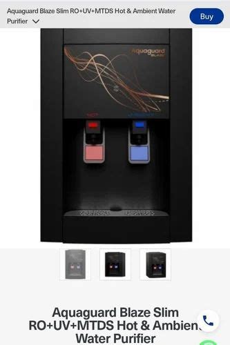 Aquaguard Blaze Slim Ro Uv Mtds Hot Ambient At Piece Aquaguard Ro Water Purifier In