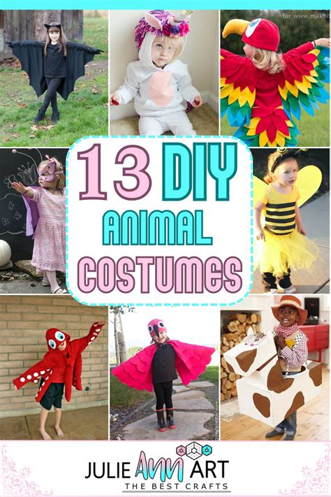 13 DIY Animal Costume For Kids - Julie Ann Art