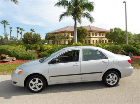 Sell used 2007 FLORIDA TOYOTA COROLLA CE 5-SPEED1 38MPG AND ULTRA ...