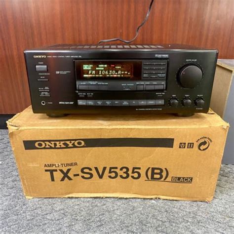 Onkyo Tx Sv Audio Video Tuner Amplifier Remote Manual