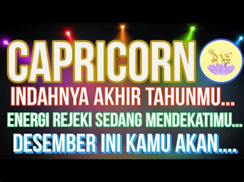 Zodiak Capricorn Luar Biasa Keindahan Dibulan Desember Mu Tarot