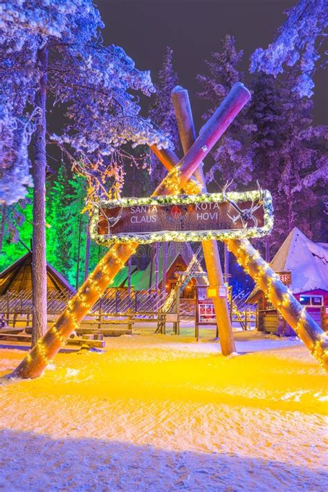 Unique Igloo in Santa Claus Village in Rovaniemi in Lapland Editorial ...