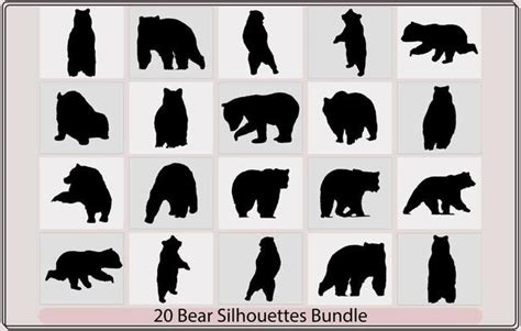 Bear Silhouette Vector Art, Icons, and Graphics for Free Download