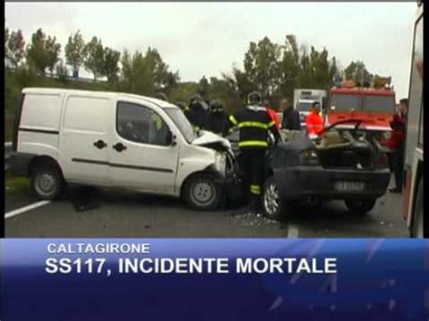 SS 117 Incidente Mortale A Caltagirone YouTube