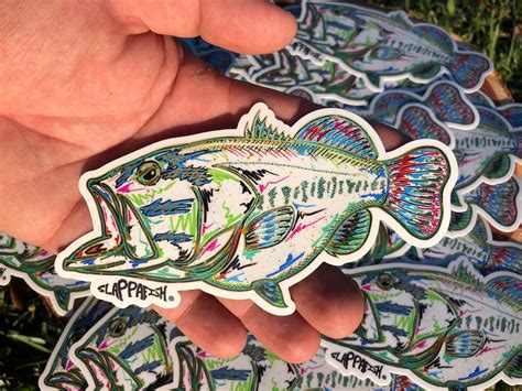 Largemouth Bass Sticker 5 Inch Etsy