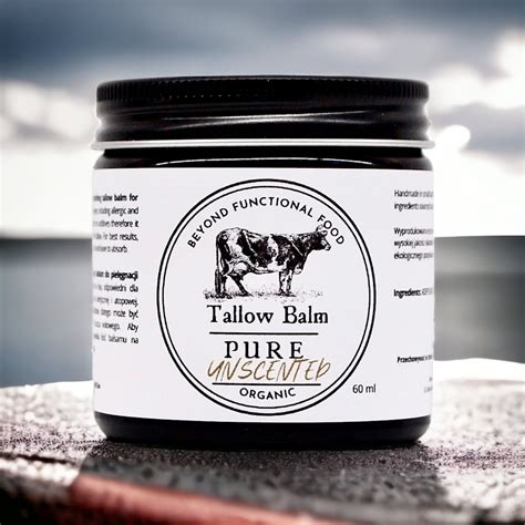 Pure Tallow Balm Unscented 100 Grass Fed And Organic Natural