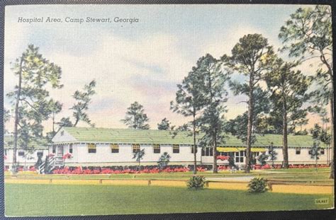 Vintage Postcard 1944 Hospital Area, Camp Stewart (Fort Stewart ...