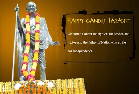 50+ Best Gandhi Jayanti Wishes, Hindi Quotes, Sms & Messages Status ...