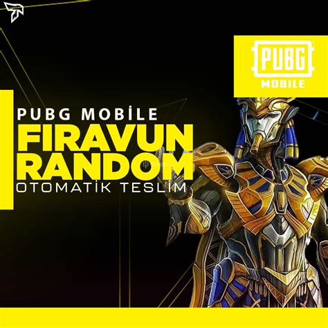 FİRAVUN PUBG RANDOM HESAP VİP 37605 Hesap tr